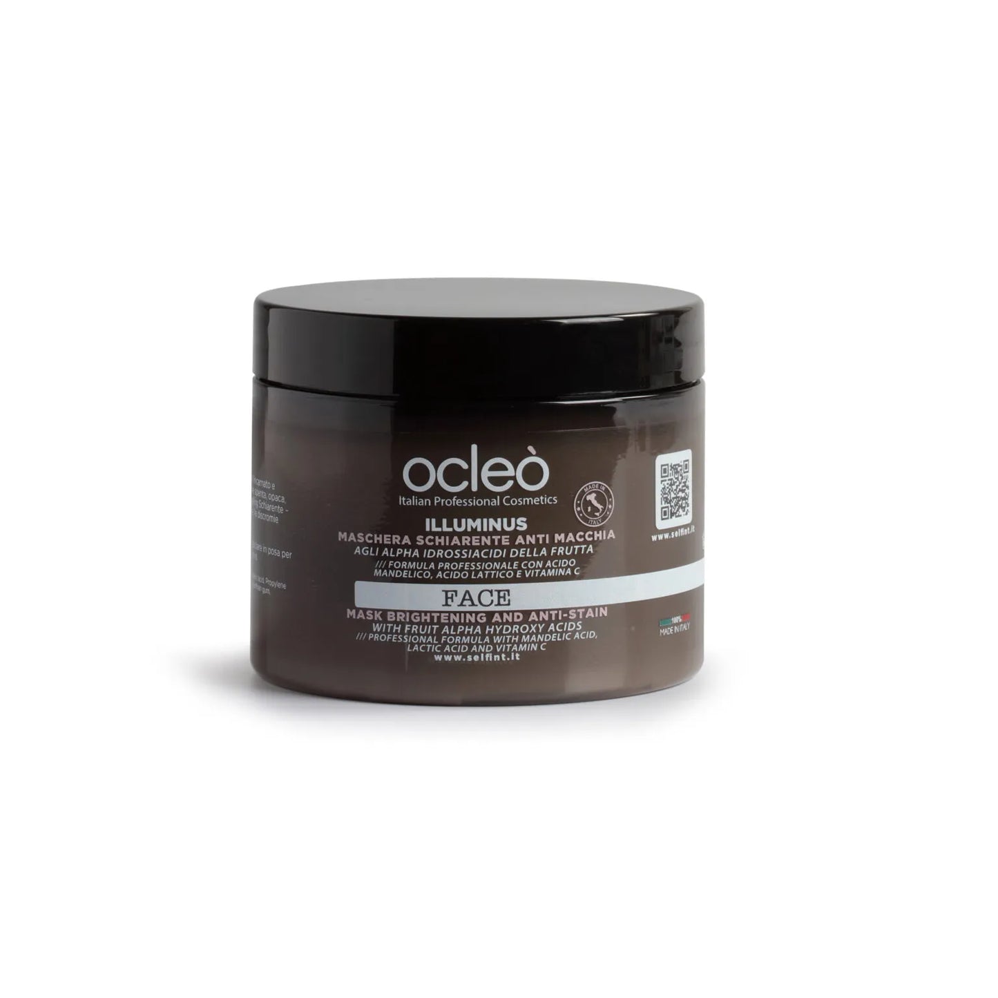 OCLEÒ - Maschera agli Alpha Idrossiacidi della Frutta Schiarente Anti Macchia