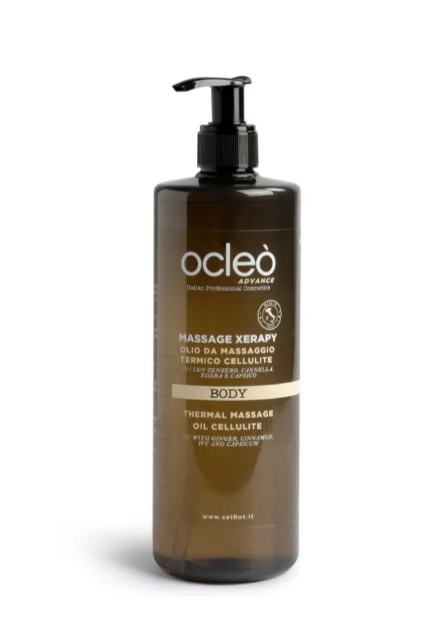 OCLEÒ MASSAGE XERAPY - Olio da Massaggio Termico Cellulite