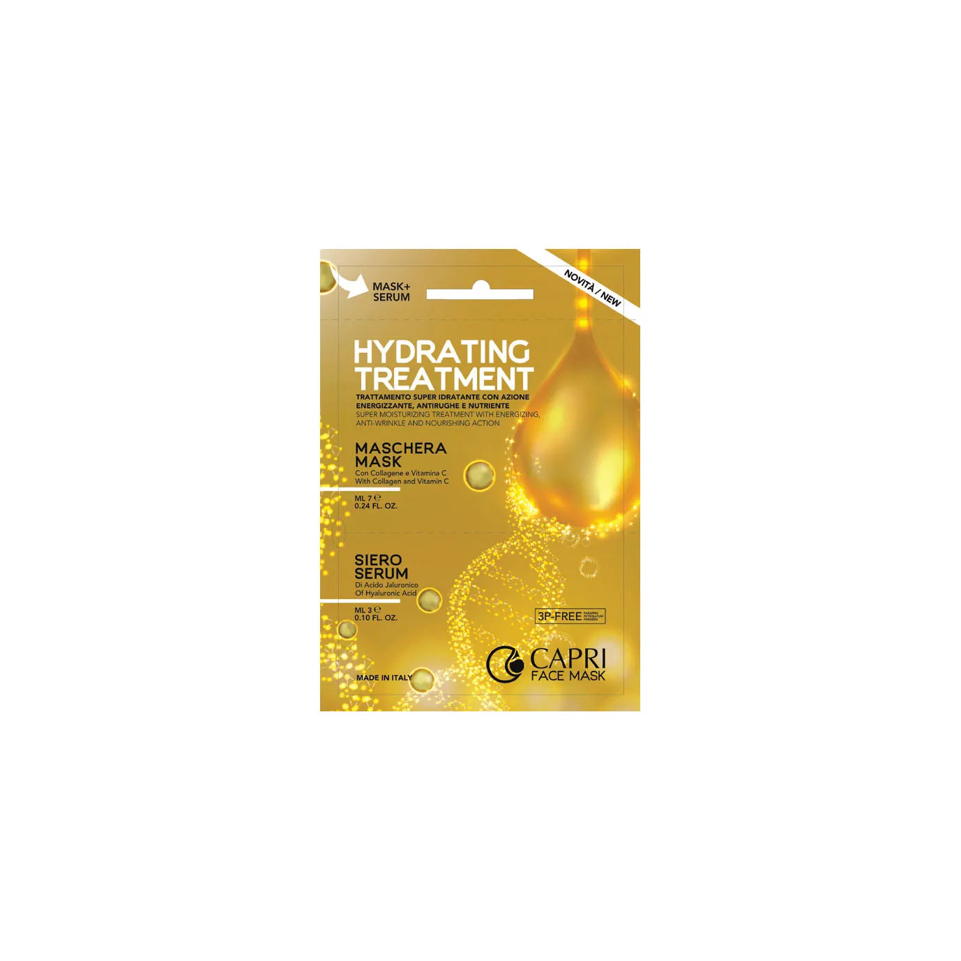 CAPRI BEAUTY LINE - PACK BUSTINE BICOMPONENTI MASCHERA + SIERO