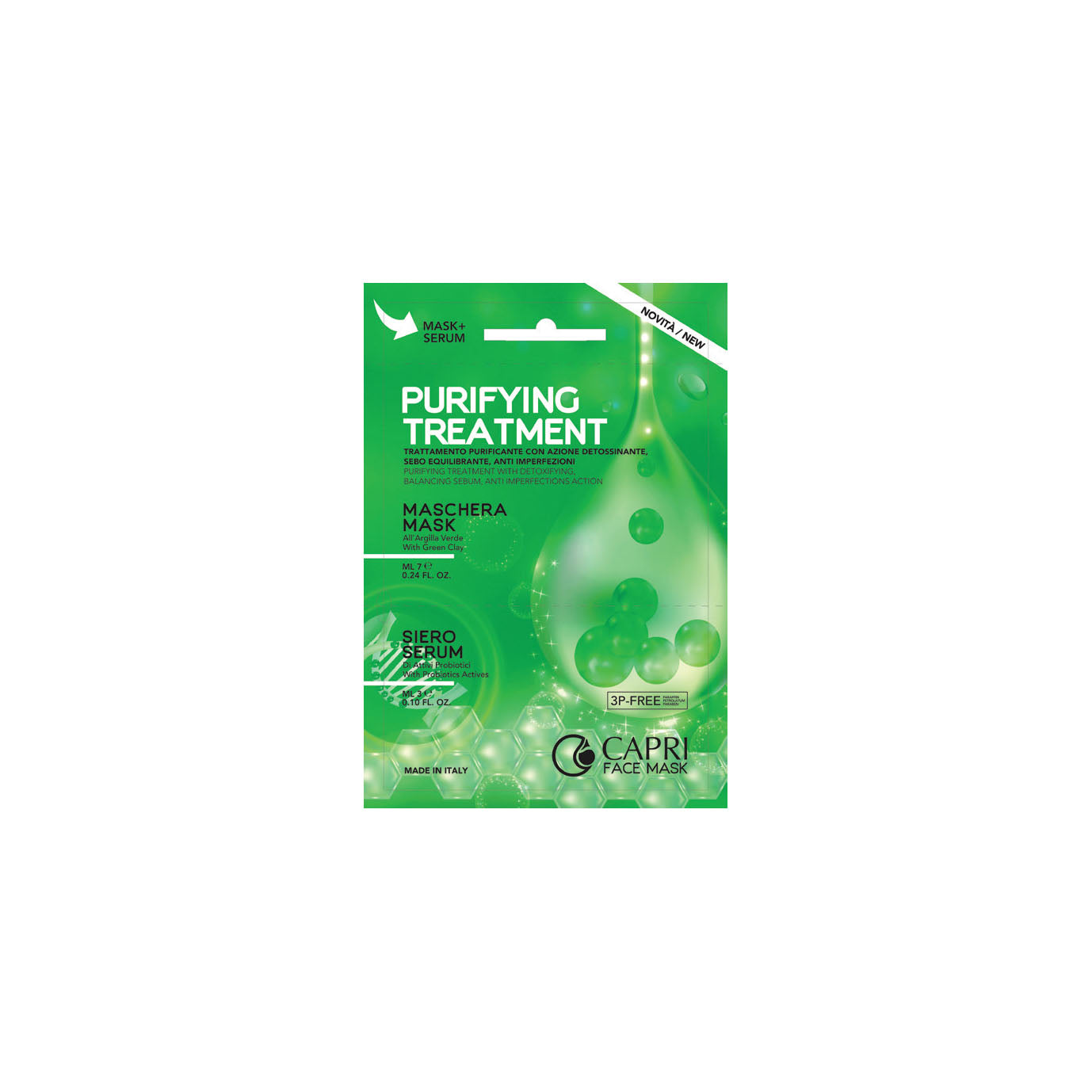 CAPRI BEAUTY LINE - PACK BUSTINE BICOMPONENTI MASCHERA + SIERO