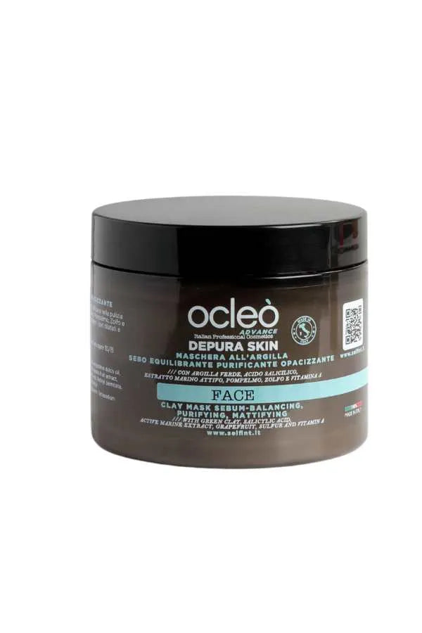 OCLEÒ DEPURA SKIN - Maschera all'Argilla
