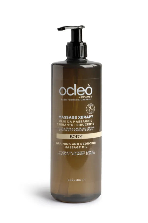 OCLEÒ MASSAGE XERAPY - Olio da Massaggio Drenante Riducente