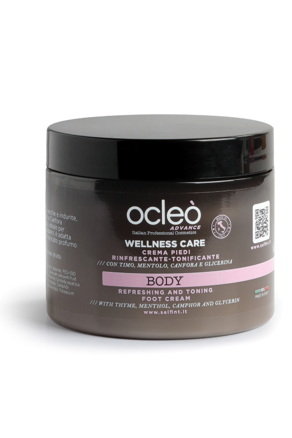 OCLEÒ WELLNESS CARE - Crema Piedi Rinfrescante e Tonificante