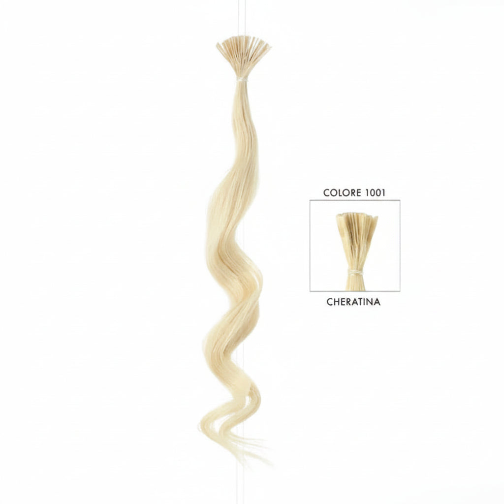 DI BIASE HAIR - Cheratina Naturale Ondulato | 1001 Biondo Platino