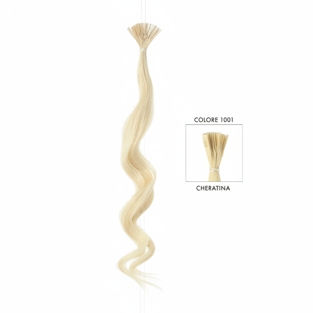 DI BIASE HAIR - Cheratina naturale 1gr ondulato | 1001 Biondo Platino