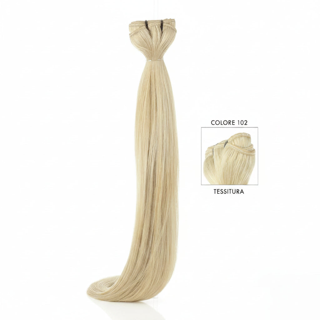 DI BIASE HAIR - Tessitura liscia 100 gr | 102 Biondo Chiarissimo cenere