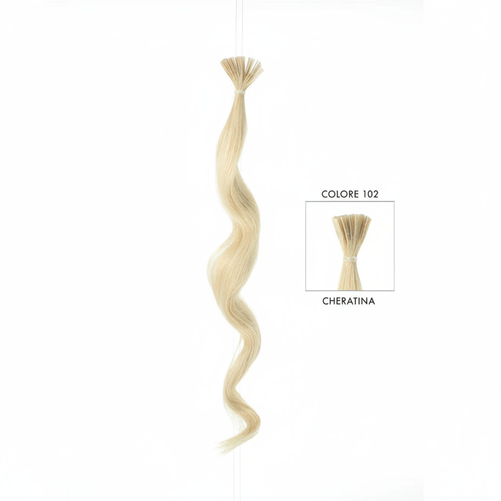 DI BIASE HAIR - Cheratina Naturale Ondulato | 102 Biondo Chiarissimo Cenere