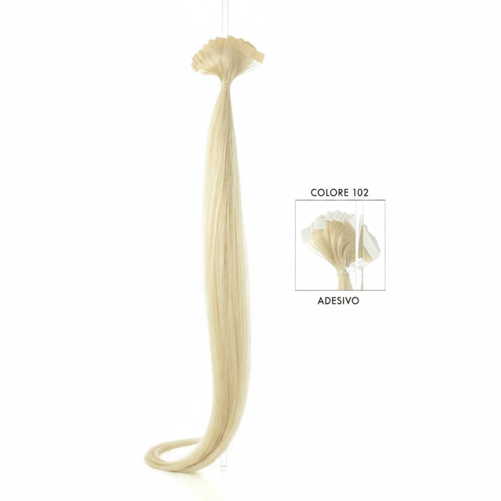 DI BIASE HAIR - Adesivo Liscio 2.5 gr | 102 Biondo Chiarissimo Cenere