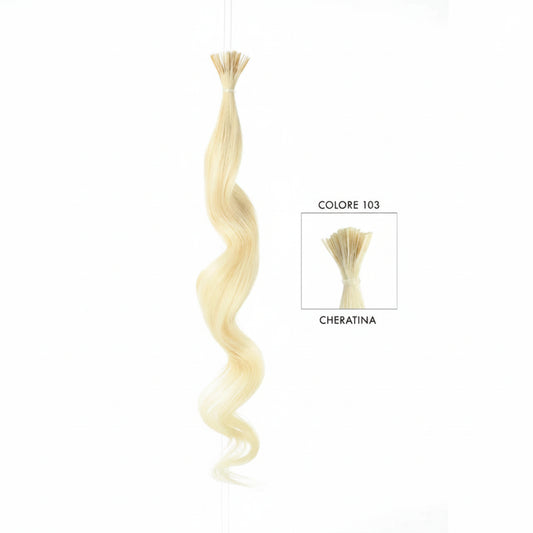 DI BIASE HAIR - Cheratina Naturale Ondulato | 103 Biondo Ultra Chiarissimo Dorato Platino