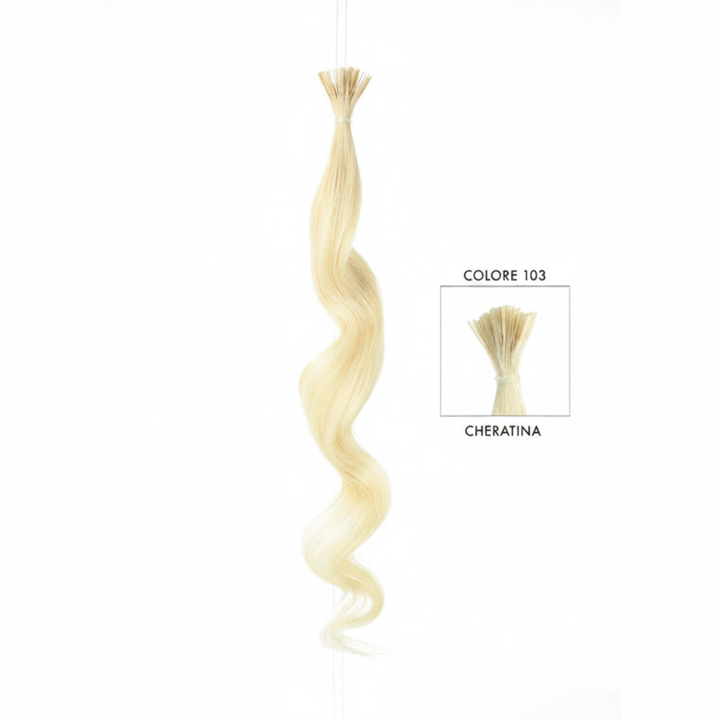 DI BIASE HAIR - Cheratina naturale 1gr ondulato | 103 Biondo Platino Ultra Chiarissimo Dorato