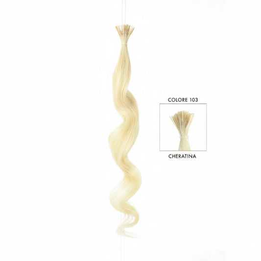 DI BIASE HAIR - Cheratina naturale 1gr ondulato | 103 Biondo Platino Ultra Chiarissimo Dorato