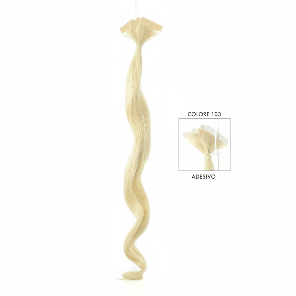 DI BIASE HAIR - Adesivo Ondulato 2.5 gr | 103 Biondo Platino Utra Chiarissimo Dorato