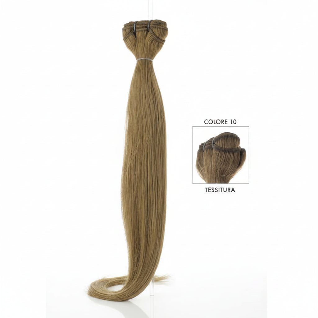 DI BIASE HAIR - Tessitura liscia 100 gr | 10 Biondo Scuro Cenere