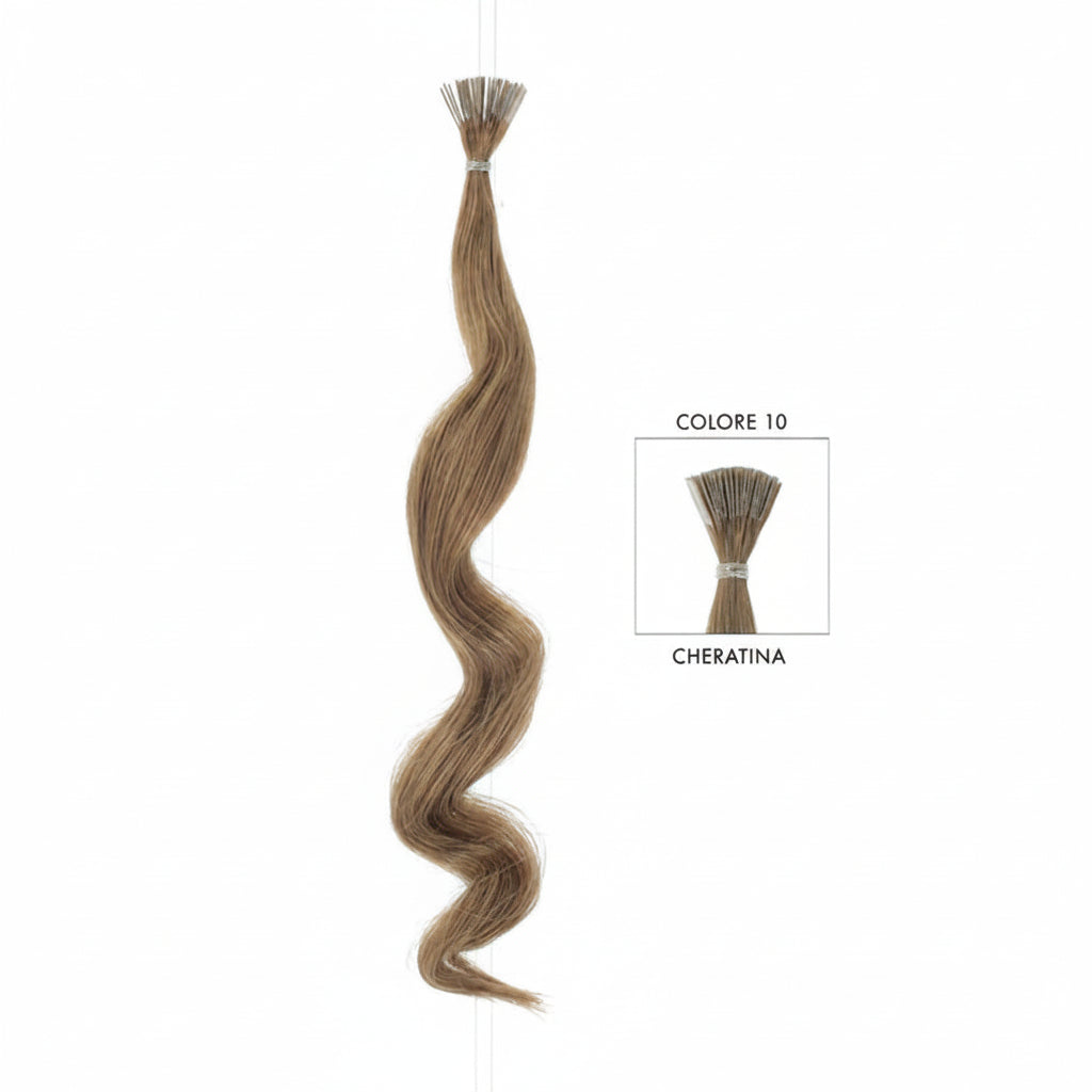 DI BIASE HAIR - Cheratina Naturale Ondulato | 10 Biondo Scuro Cenere