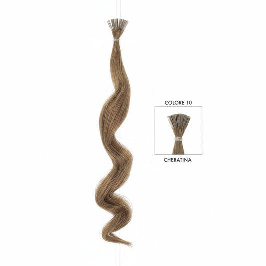 DI BIASE HAIR - Cheratina Naturale Ondulato | 10 Biondo Scuro Cenere