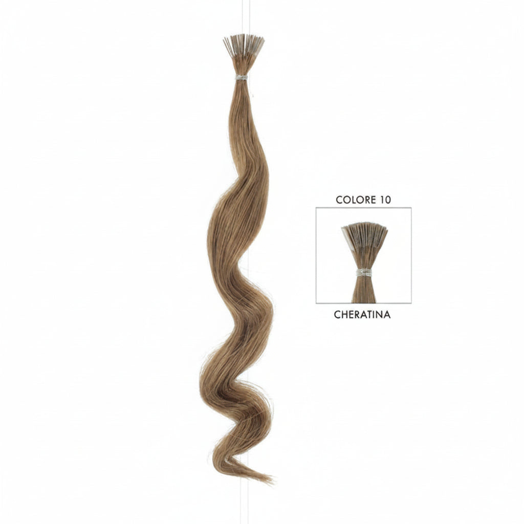 DI BIASE HAIR - Cheratina naturale 1gr ondulato | 10 Biondo Scuro Cenere