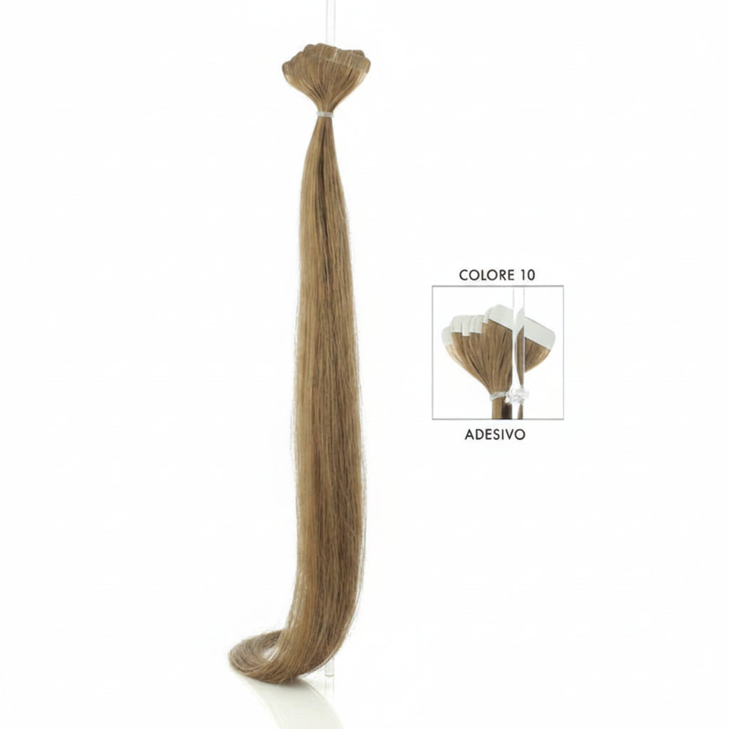 DI BIASE HAIR - Adesivo Liscio 2.5 gr | 10 Biondo Scuro Cenere