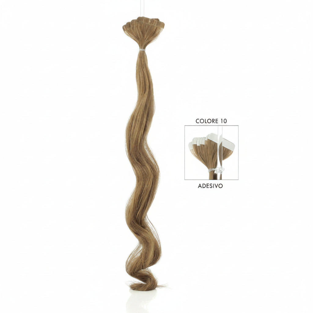 DI BIASE HAIR - Adesivo Ondulato 2.5 gr | 10 Biondo Scuro Cenere