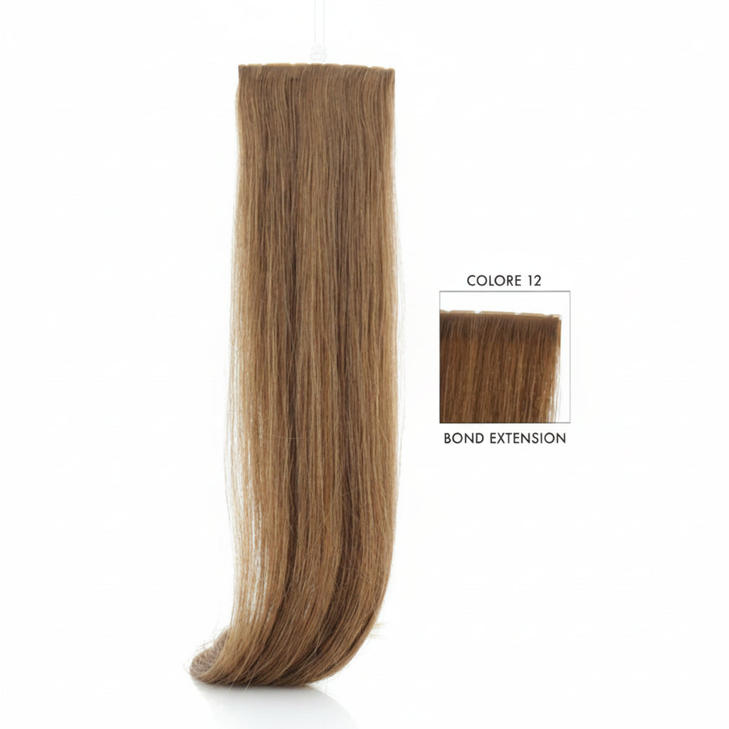 DI BIASE HAIR - BOND EXTENSION 15 gr | 12 Biondo Dorato Rame