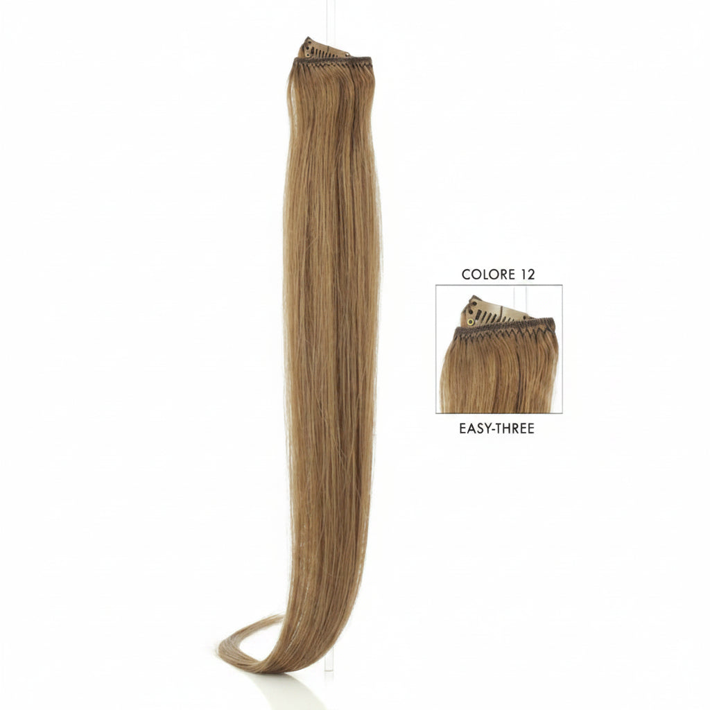 DI BIASE HAIR - Extension Clip 1 pezzo - 22 gr | 12 Biondo Dorato Rame