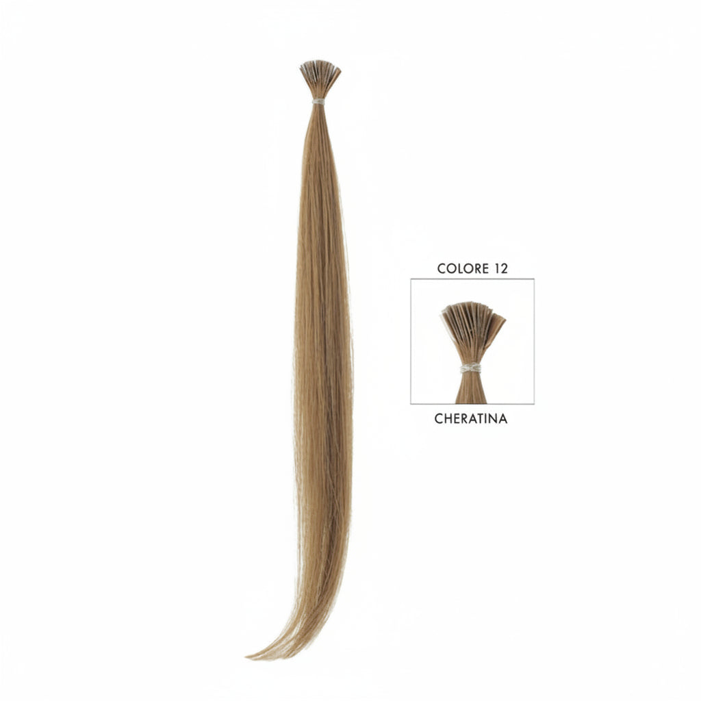 DI BIASE HAIR - Cheratina Naturale Liscio | 12 Biondo Dorato Rame