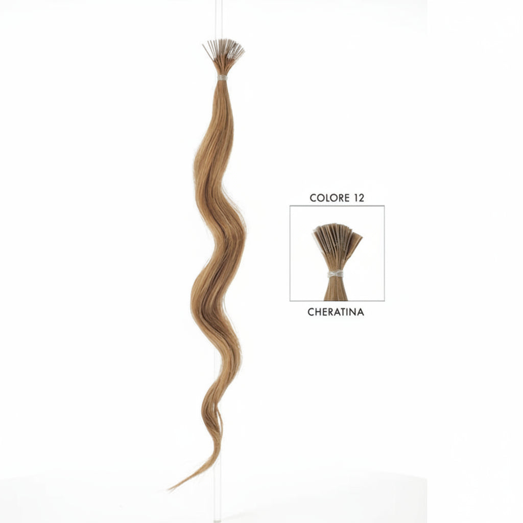 DI BIASE HAIR - Cheratina naturale 1gr ondulato | 12 Biondo Dorato Rame