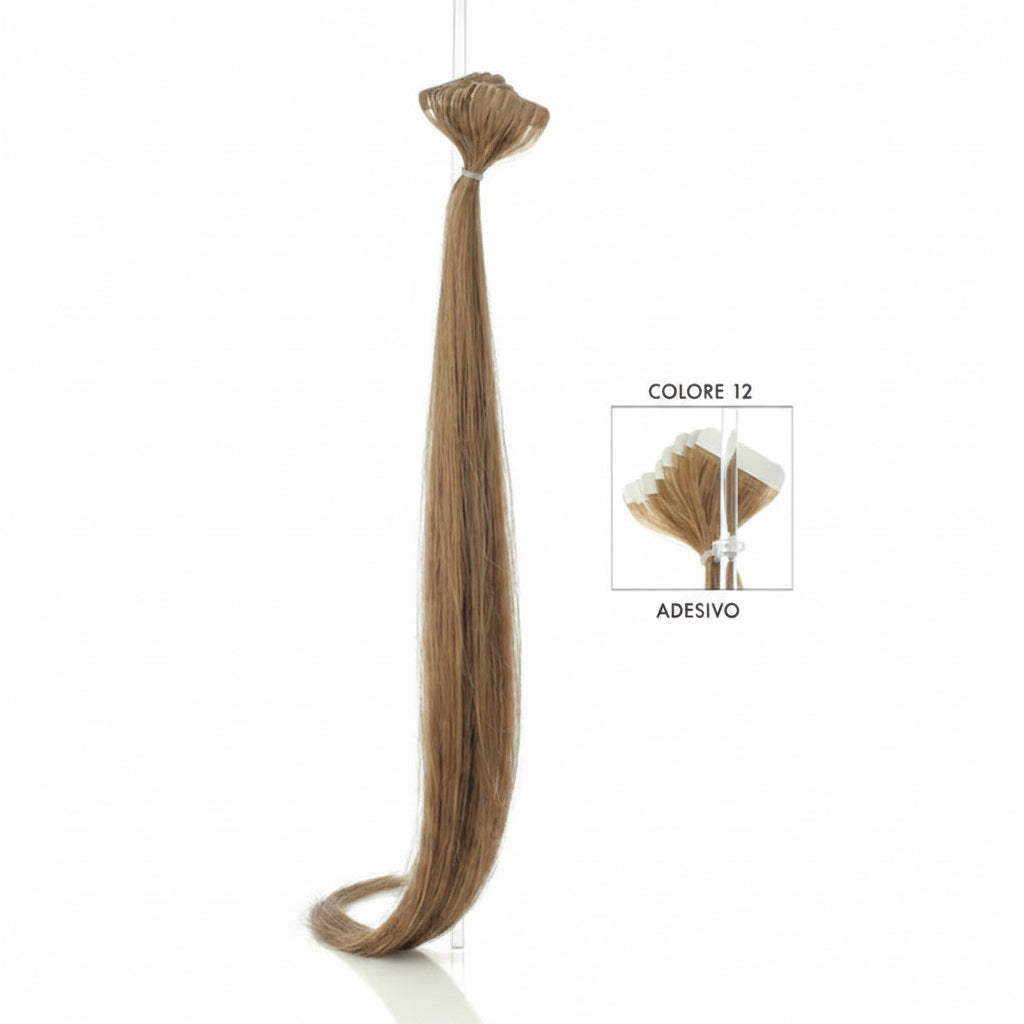 DI BIASE HAIR - Adesivo Liscio 2.5 gr | 12 Biondo Dorato Rame