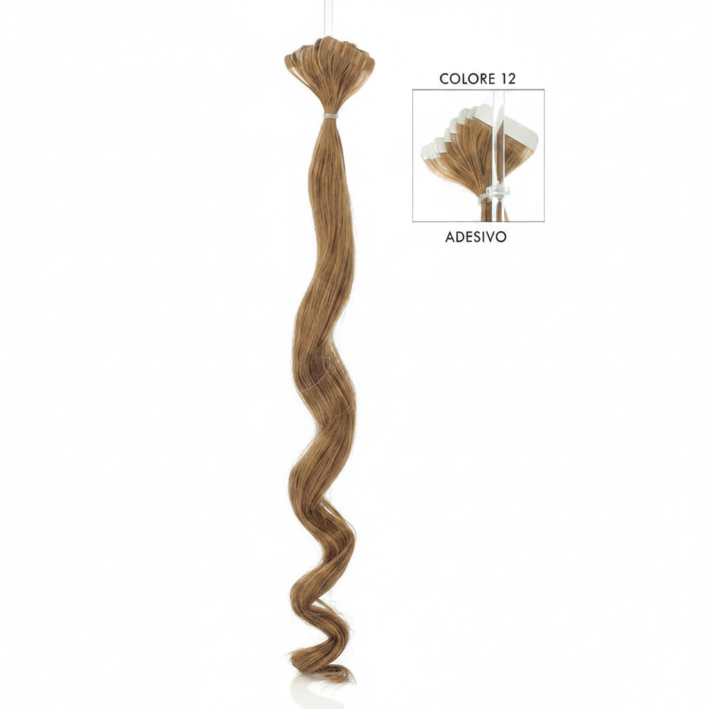 DI BIASE HAIR - Adesivo Ondulato 2.5 gr | 12 Biondo Dorato Rame