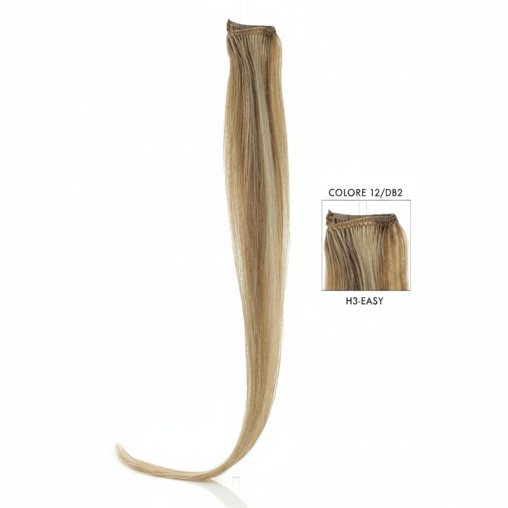 DI BIASE HAIR - Extension Clip 3 pezzi - 60 gr | 12/DB2