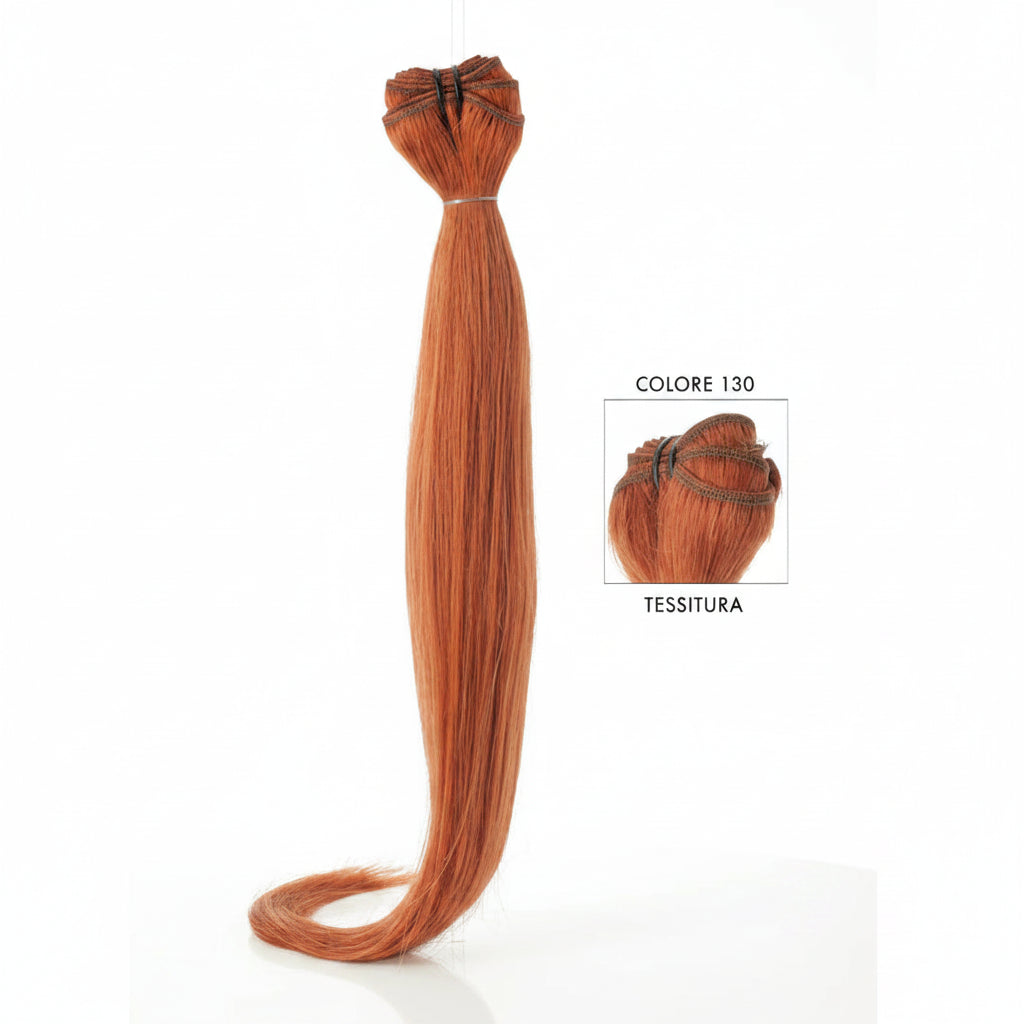 DI BIASE HAIR - Tessitura liscia 100 gr | 130 Rosso Dorato Chiaro