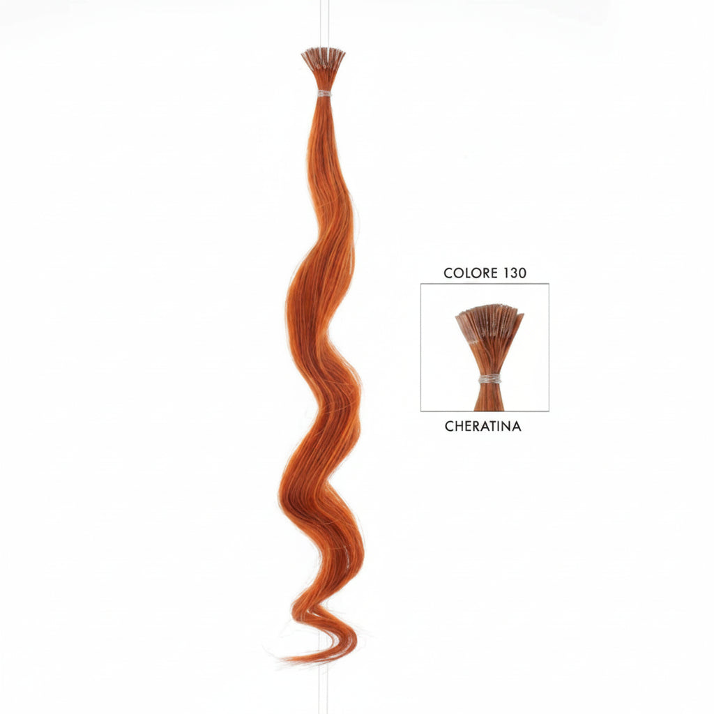 DI BIASE HAIR - Cheratina naturale 1gr ondulato | 130 Rosso Dorato Chiaro