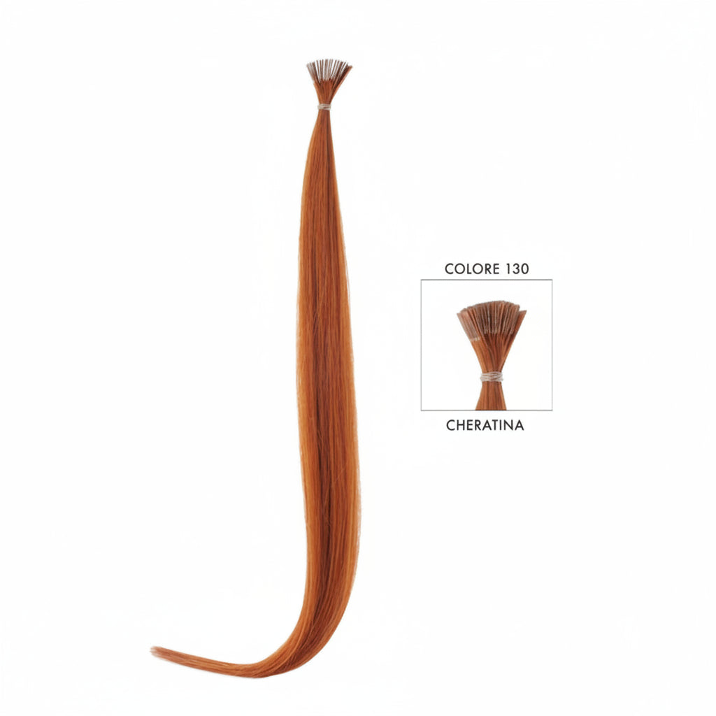 DI BIASE HAIR - Cheratina Naturale Liscio | 130 Rosso Dorato Chiaro