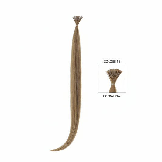 DI BIASE HAIR - Cheratina Naturale Liscio | 14 Biondo Chiaro Dorato Naturale