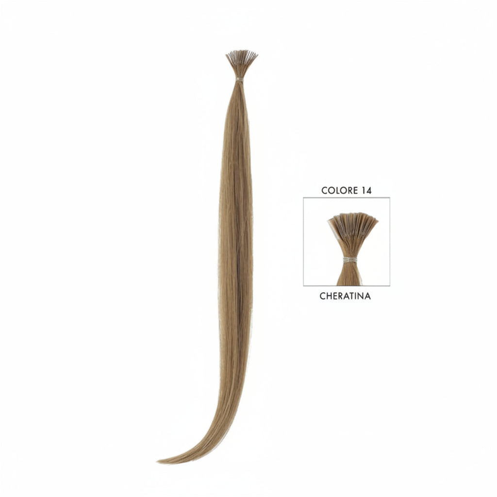 DI BIASE HAIR - Cheratina Naturale 1 gr Liscio | 14 Biondo Chiaro Dorato Naturale