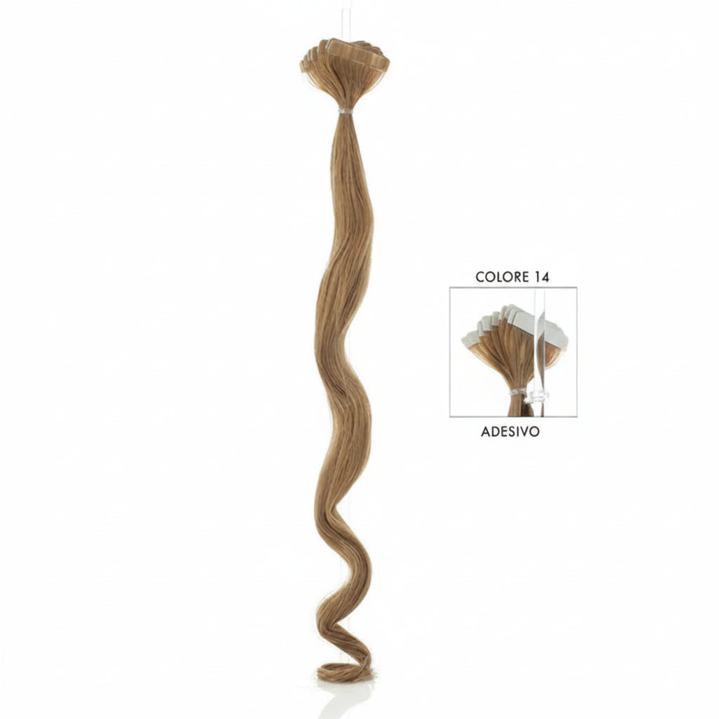 DI BIASE HAIR - Adesivo Ondulato 2.5 gr | 14 Biondo Chiaro Dorato Rame