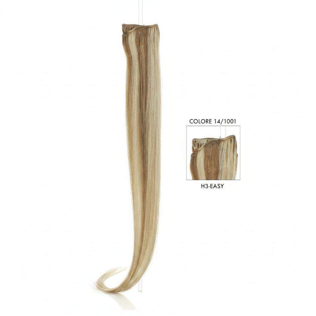 DI BIASE HAIR - Extension Clip 3 pezzi - 60 gr | 14/1001