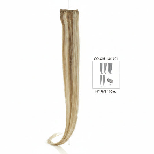 DI BIASE HAIR - Extension Clip 5 pezzi - 100 gr | 14/1001