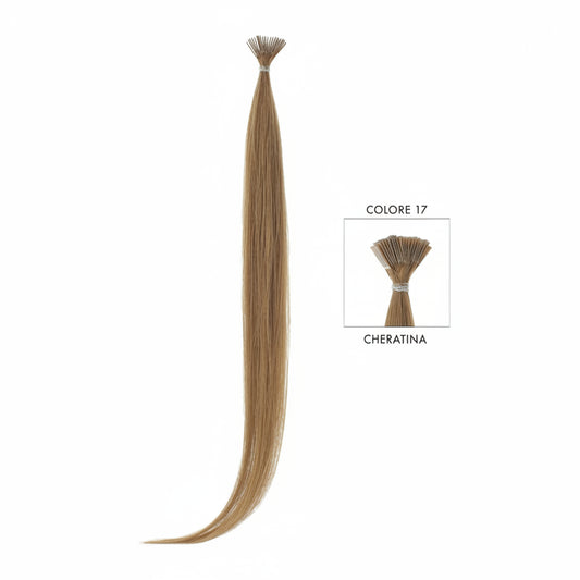 DI BIASE HAIR - Cheratina Naturale Liscio | 17 Biondo Dorato Rame Intenso