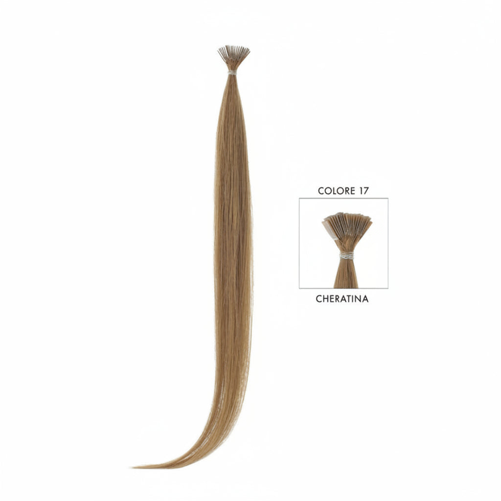 DI BIASE HAIR - Cheratina Naturale 1 gr Liscio | 17 Biondo Dorato Rame Intenso