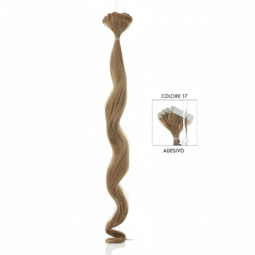 DI BIASE HAIR - Adesivo Ondulato 2.5 gr | 17 Biondo Dorato Rame Intenso