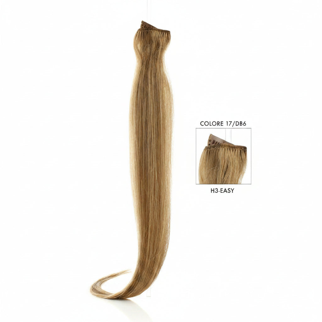 DI BIASE HAIR - Extension Clip 3 pezzi - 60 gr | 17/DB6
