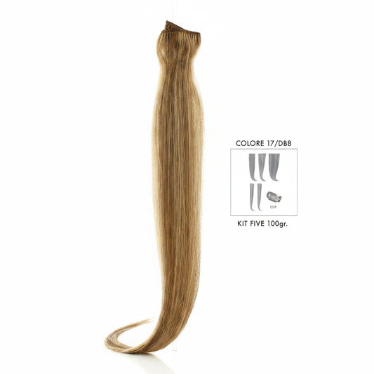DI BIASE HAIR - Extension Clip 5 pezzi - 100 gr | 17/DB6
