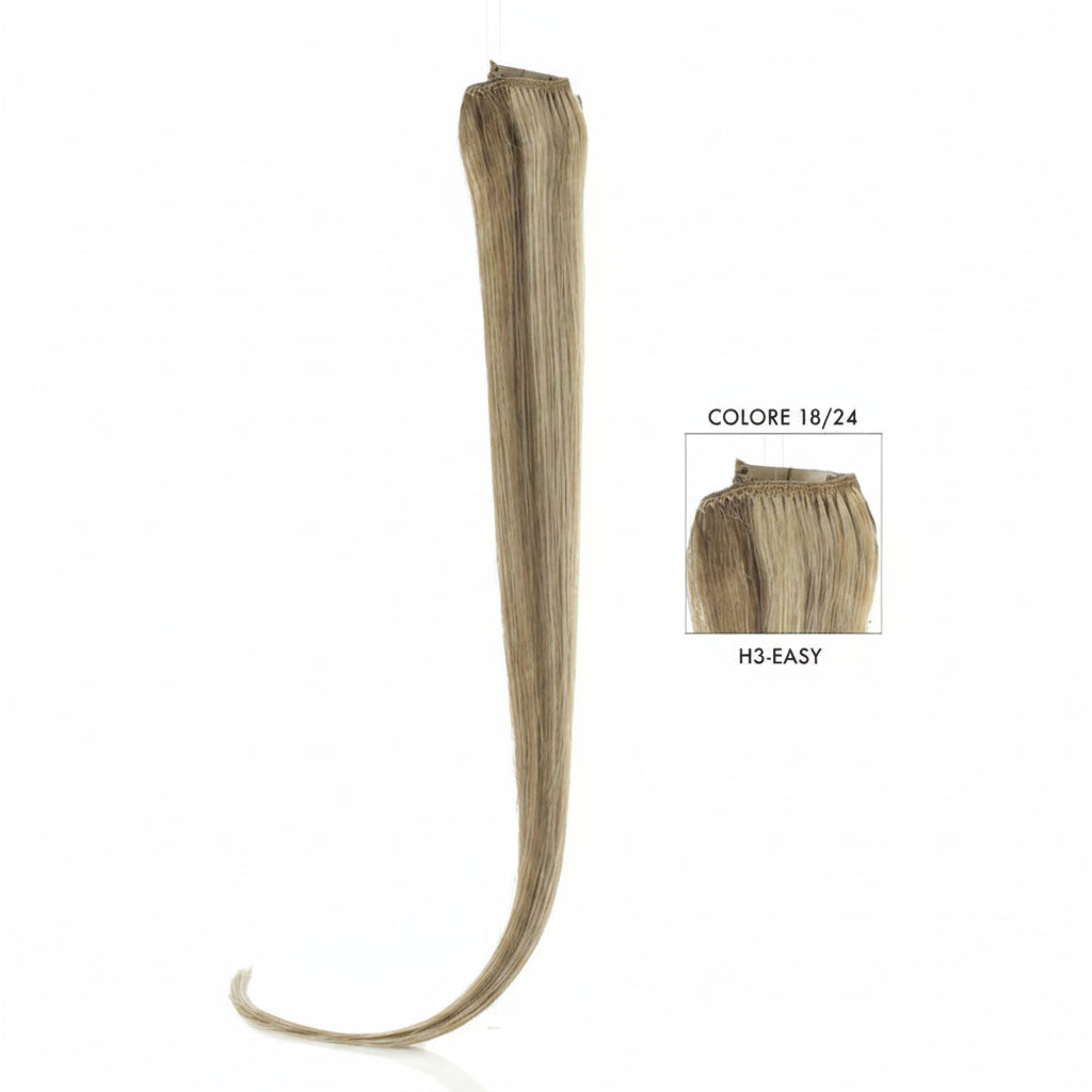 DI BIASE HAIR - Extension Clip 3 pezzi - 60 gr | 18/24