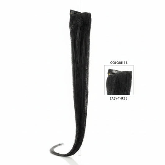 DI BIASE HAIR - Extension Clip 1 pezzo - 22 gr | 1B Nero