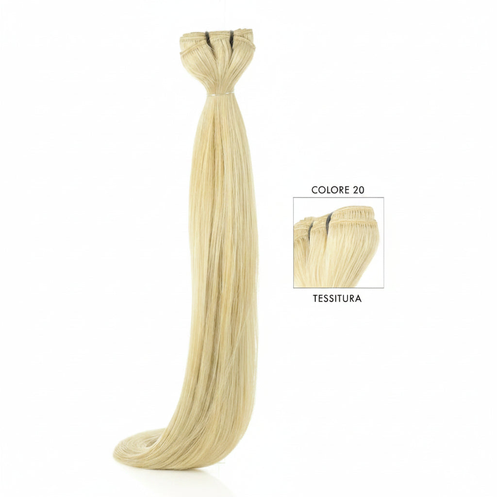 DI BIASE HAIR - Tessitura liscia 100 gr | 20 Biondo Platino Dorato