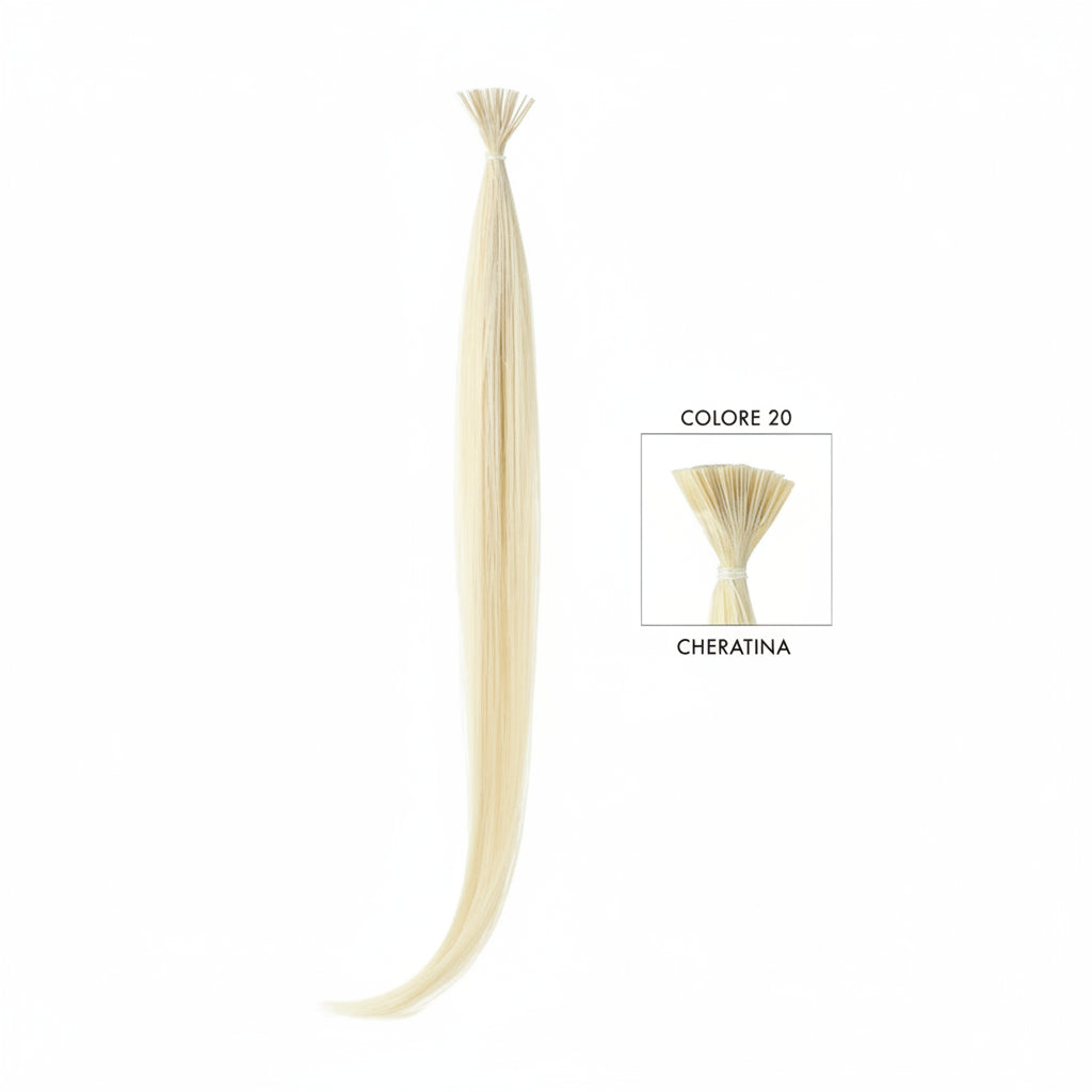 DI BIASE HAIR - Cheratina Naturale Liscio | 20 Biondo Platino Dorato