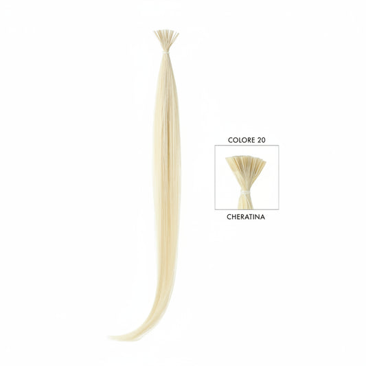 DI BIASE HAIR - Cheratina Naturale Liscio | 20 Biondo Platino Dorato