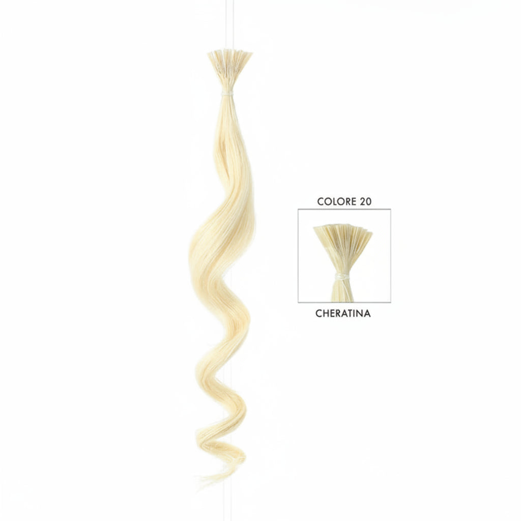DI BIASE HAIR - Cheratina naturale 1gr ondulato | 20 Biondo Platino Dorato