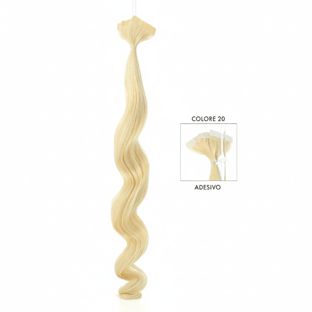DI BIASE HAIR - Adesivo Ondulato 2.5 gr | 20 Biondo Platino Dorato
