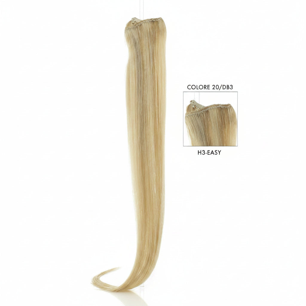 DI BIASE HAIR - Extension Clip 3 pezzi - 60 gr | 20/DB3